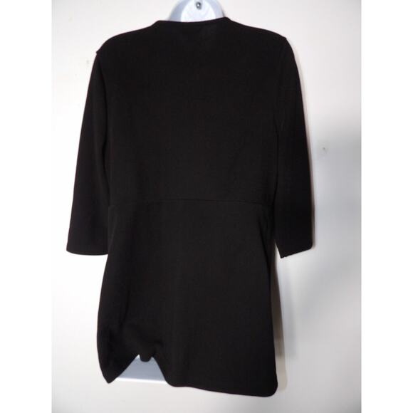 Ripe Maternity Top Shirt Large Black V Neck Peplum Dressy Career Office - Picture 12 of 12